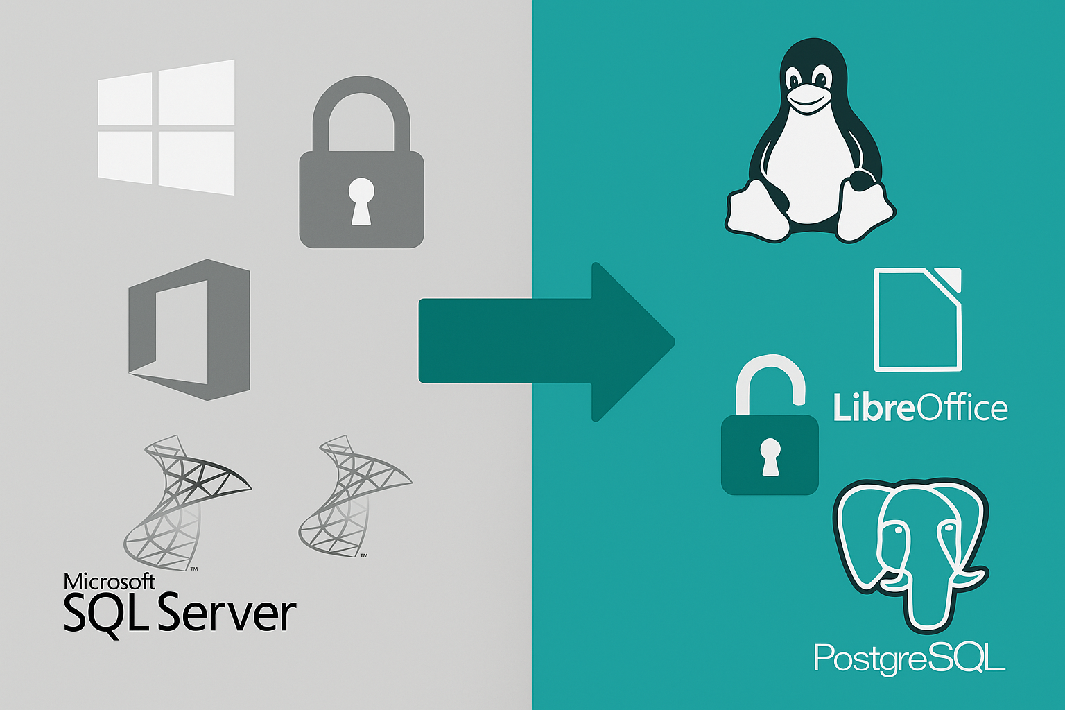 Migração Open Source - Alternativas Microsoft